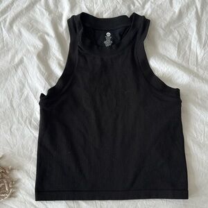 Senita Athletics black workout tank